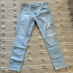 Ag Adriano Goldschmied Light Blue Skinny Jeans